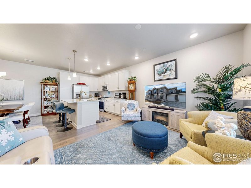 Furnished interior view inside a new home in The Lakes at Centerra - Discovery, Loveland (Image 5).