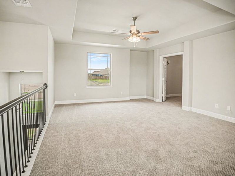 Spacious, unfurnished interior of a new home in Ten Mile Creek Estates, DeSoto (Image 23). Spacious, unfurnished interior of a new home in Ten Mile Creek Estates, DeSoto (Image 23).