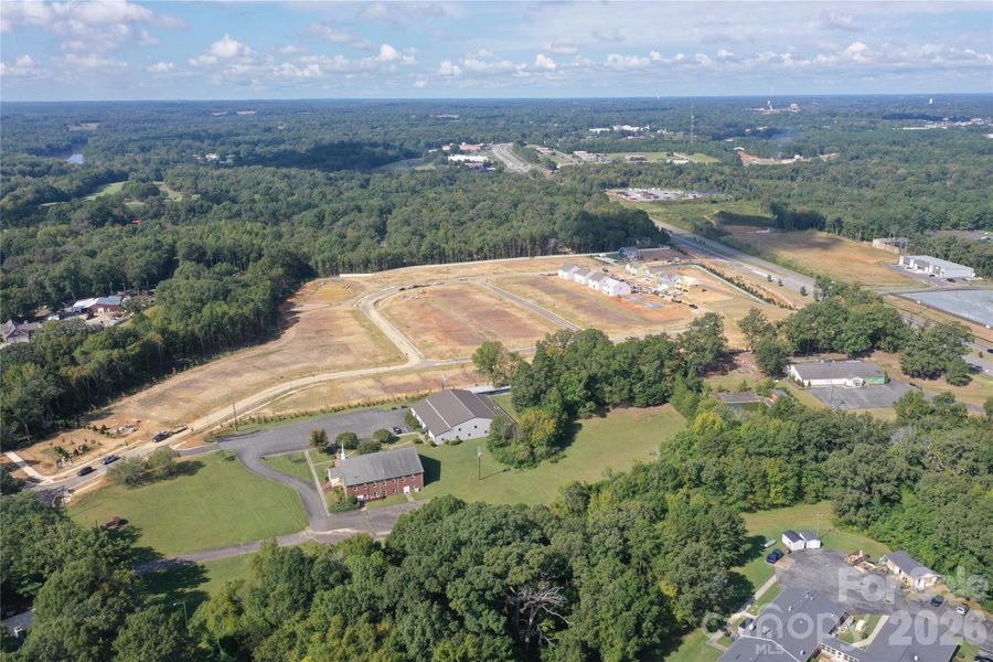 Sky view of community