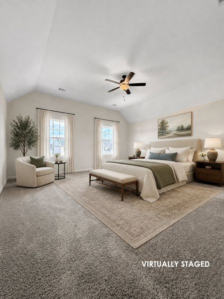 Furnished interior view inside a new home in Tranquil South, Hinesville (Image 10).