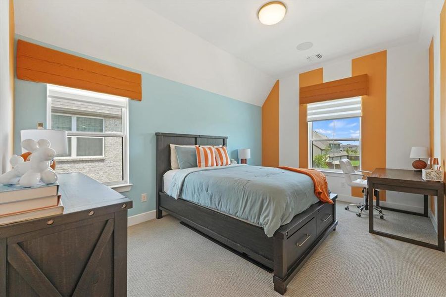 Furnished interior view inside a new home in Star Trail, Prosper (Image 30).