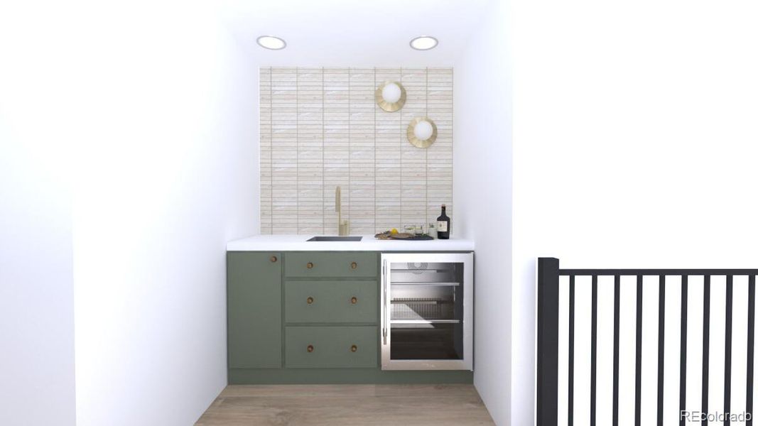 Furnished interior view inside a new home in , Denver (Image 25).