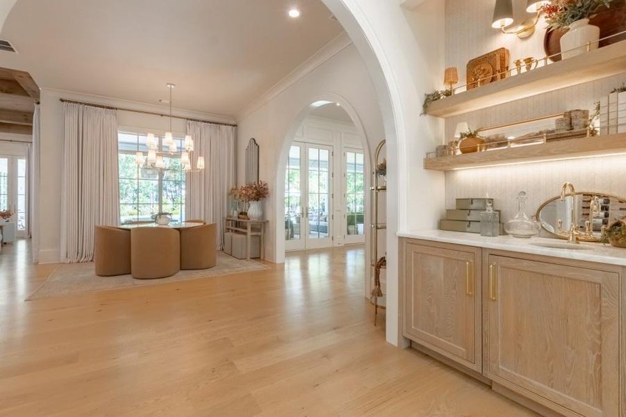 Furnished interior view inside a new home in , Canton (Image 8).