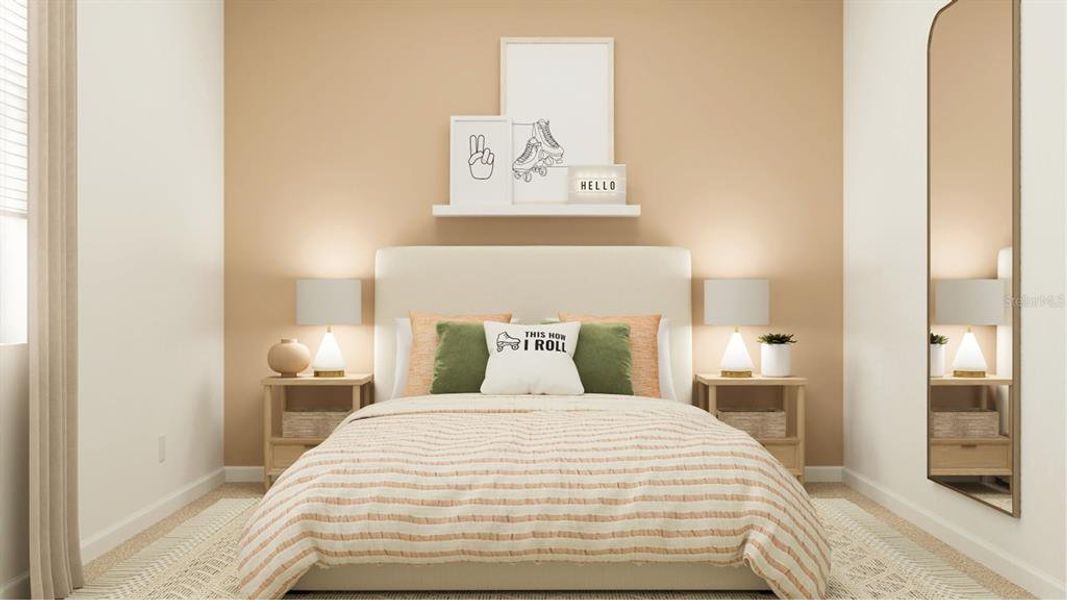 Furnished interior view inside a new home in Meadow Pointe, Groveland (Image 17).