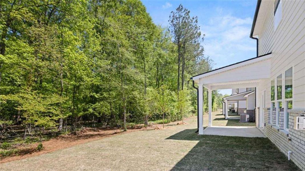 Exterior details and patio area of a home in Wildwood, Covington (Image 21).