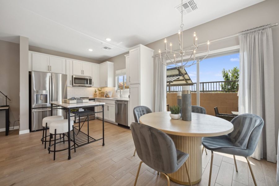 Dining Area and Kitchen