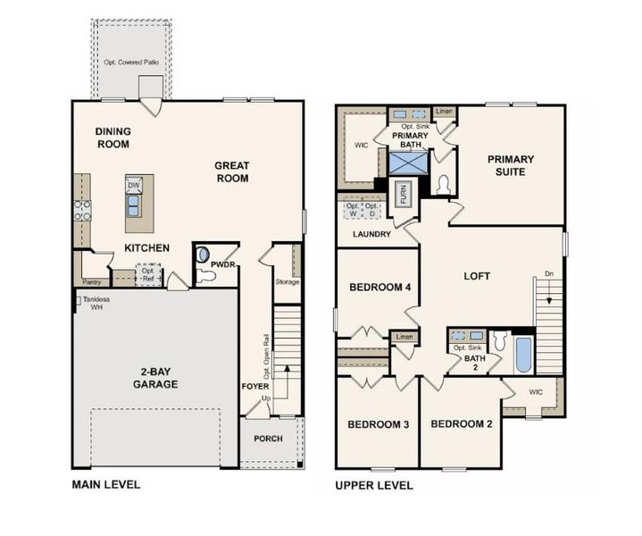 2D floor plan layout of this home in The Lakes at Black Oak Villas, Magnolia, TX (Image 2). 2D floor plan layout of this home in The Lakes at Black Oak Villas, Magnolia, TX (Image 2).