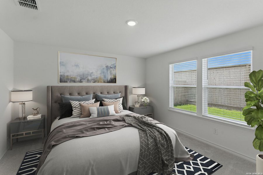 Furnished interior view inside a new home in The Overlook at Creekside, New Braunfels (Image 6).