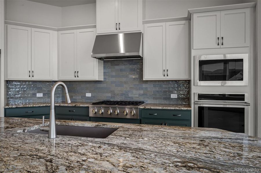 Furnished interior view inside a new home in Cloverleaf - Pinnacle Collection, Monument (Image 13).