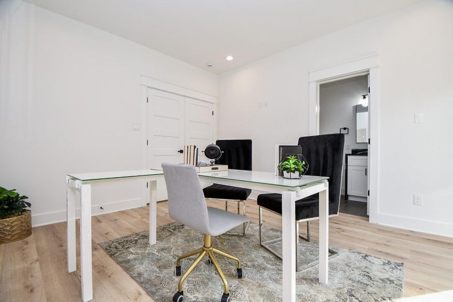 Furnished interior view inside a new home in , Houston (Image 13).
