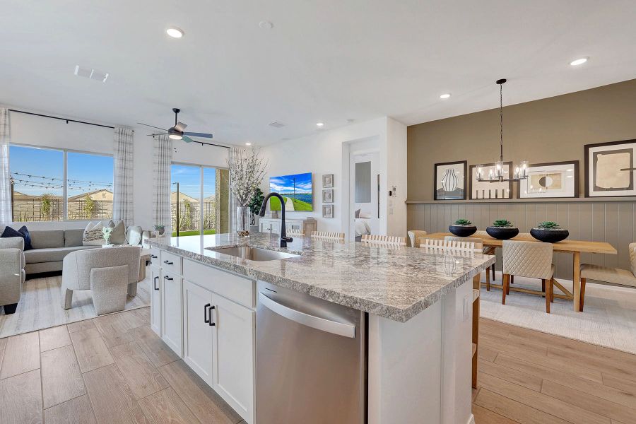 Representative furnished interior of a home built from the Copper by Mattamy Homes in Tyler Ranch, Buckeye (Image 19).