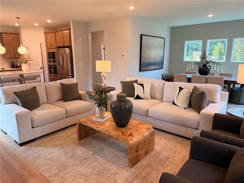 Furnished interior view inside a new home in Greene Farm, Cartersville (Image 12).