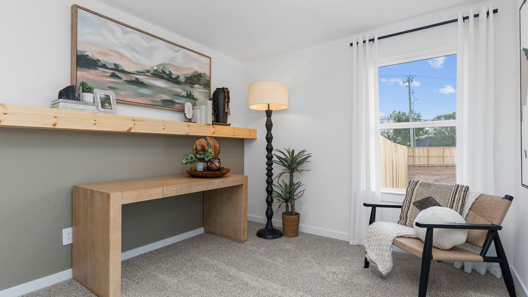 Representative furnished interior of a home built from the Huntsville by D.R. Horton in Lago Mar, Texas City (Image 17). Representative furnished interior of a home built from the Huntsville by D.R. Horton in Lago Mar, Texas City (Image 17).