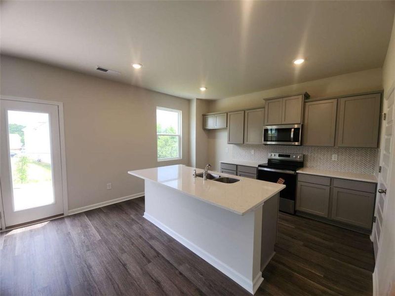 Furnished interior view inside a new home in Cedar Ridge - Locust Grove Station, Locust Grove (Image 7). Furnished interior view inside a new home in Cedar Ridge - Locust Grove Station, Locust Grove (Image 7).
