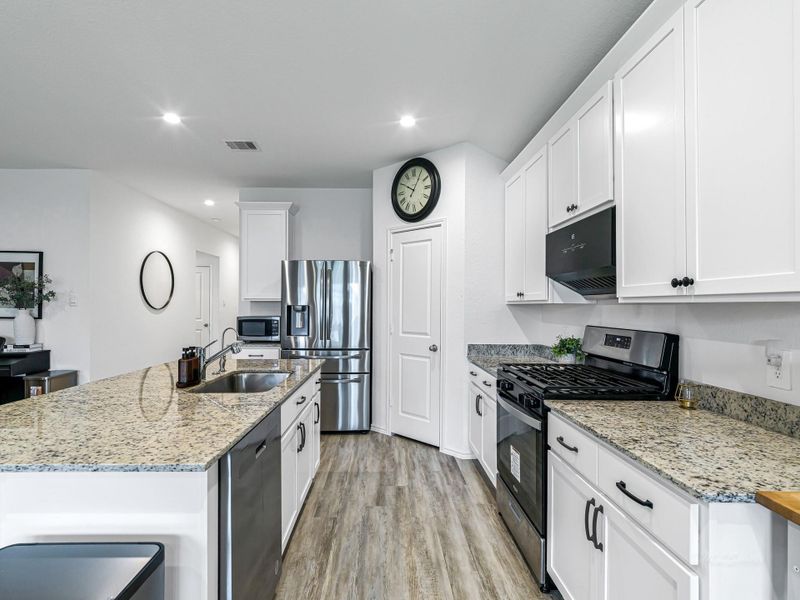 Furnished interior view inside a new home in Tamarron, Fulshear (Image 24).