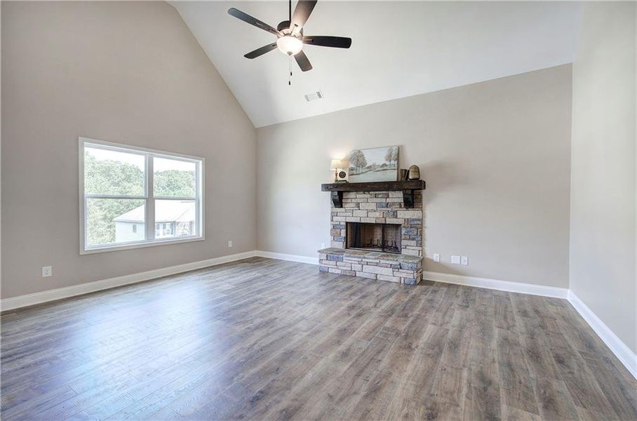 Spacious, unfurnished interior of a new home in , Rockmart (Image 29).