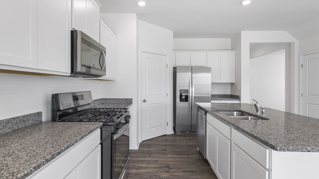 Furnished interior view inside a new home in Catlett Cove, Knoxville (Image 6).