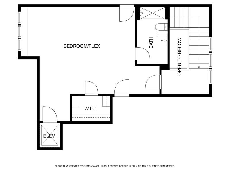 Third floor plan. Deemed to be accurate but not guaranteed.