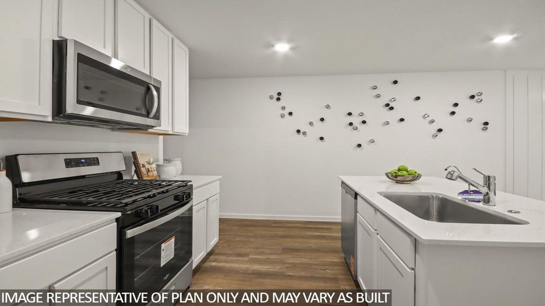 Furnished interior view inside a new home in Sunterra, Katy (Image 12).