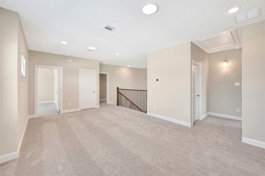 Spacious, unfurnished interior of a new home in Dunham Pointe - Parkview Collection, Cypress (Image 22). Spacious, unfurnished interior of a new home in Dunham Pointe - Parkview Collection, Cypress (Image 22).