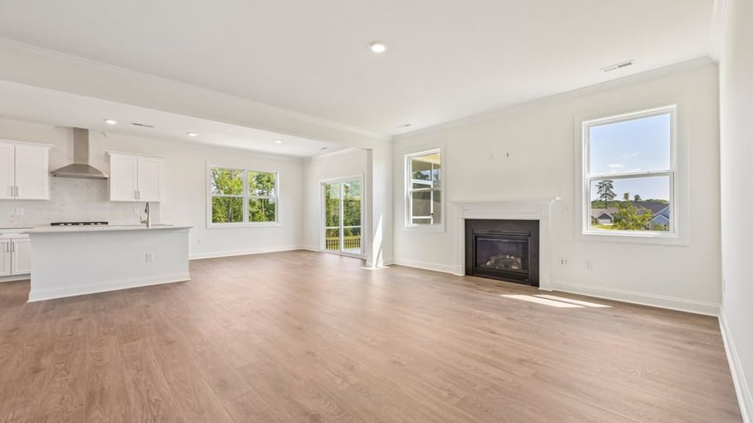 Representative unfurnished interior of a home built from the Olivia by D.R. Horton in The Manors at Haywood Glen, Knightdale (Image 10).