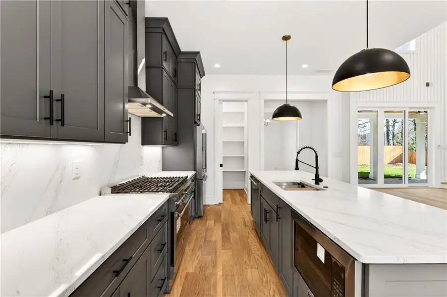 Furnished interior view inside a new home in , Clarkston (Image 7).