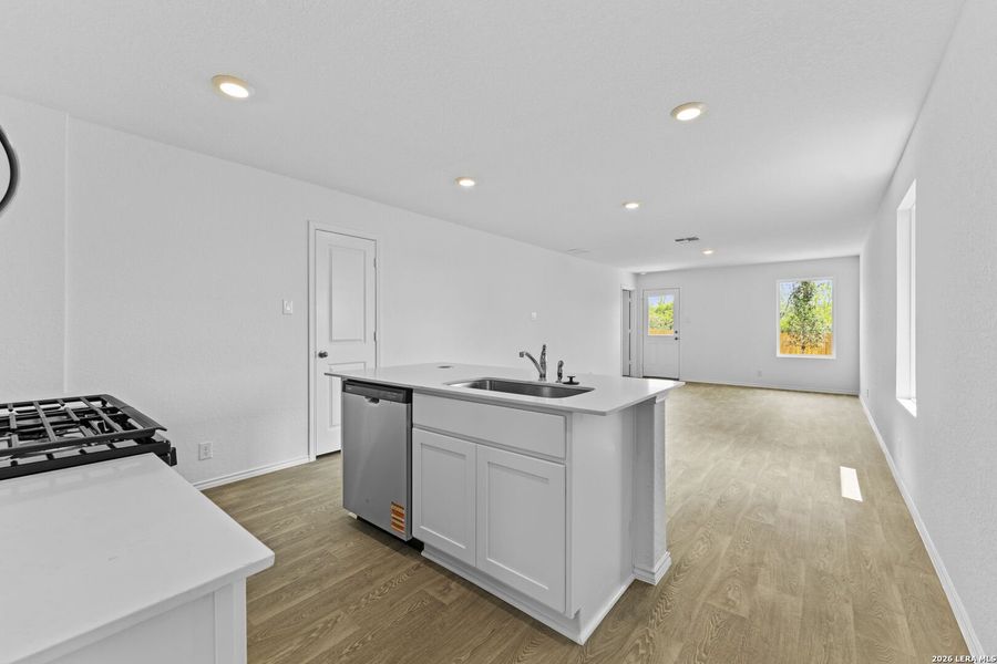 Furnished interior view inside a new home in Blue Ridge Ranch, San Antonio (Image 8).