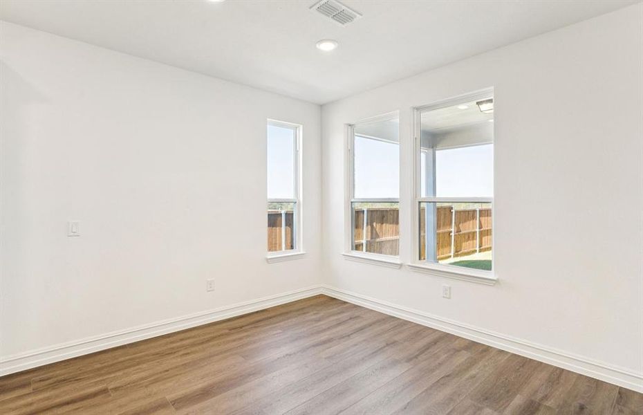Dining nook off kitchen