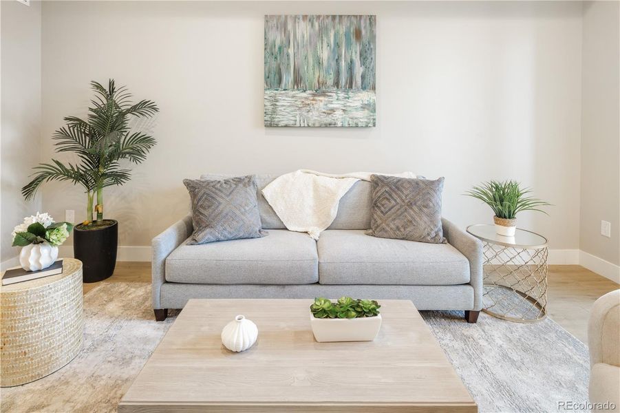 Furnished interior view inside a new home in , Denver (Image 13).