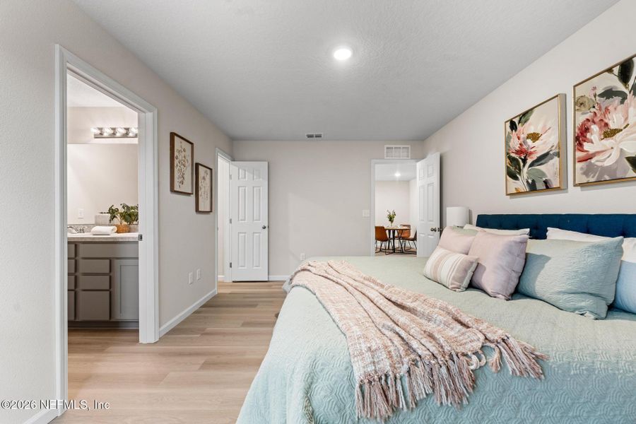 Furnished interior view inside a new home in , Jacksonville (Image 14).