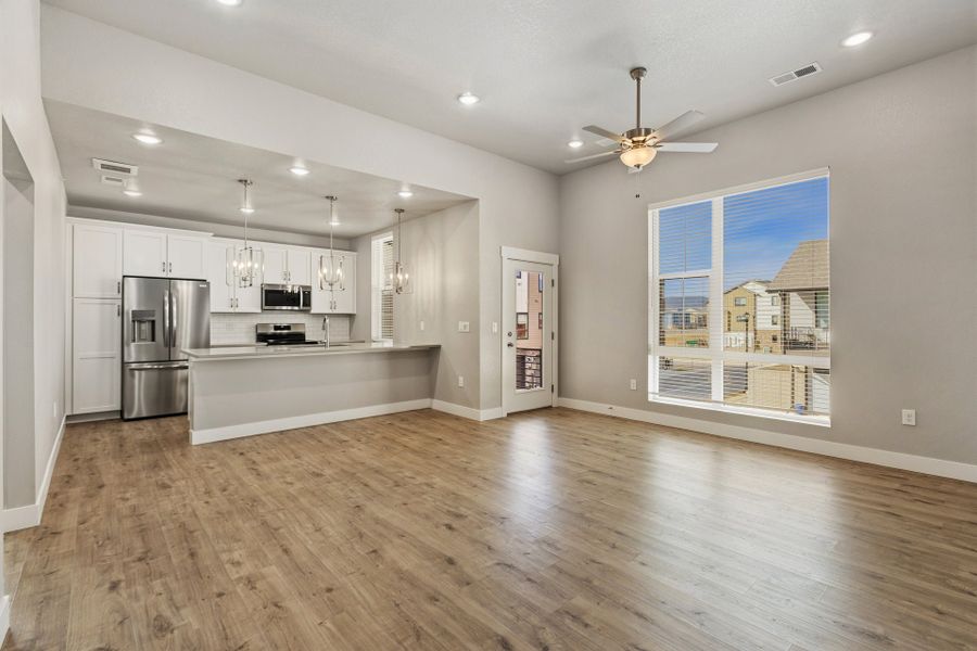 Representative unfurnished interior of a home built from the The Bierstadt by Landmark Homes in Northfield at Old Town, Fort Collins (Image 9).