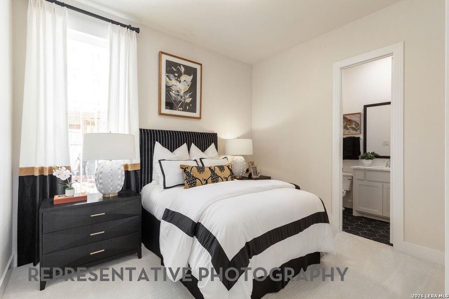 Furnished interior view inside a new home in Mayfair, New Braunfels (Image 24).