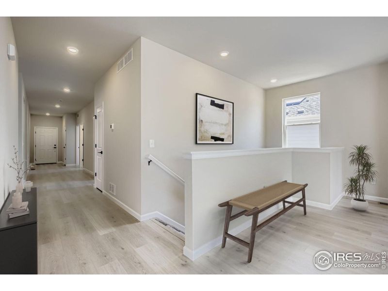 Upper level landing Upper level landing