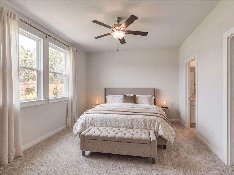 Furnished interior view inside a new home in Liberty Estates, Cleveland (Image 8).