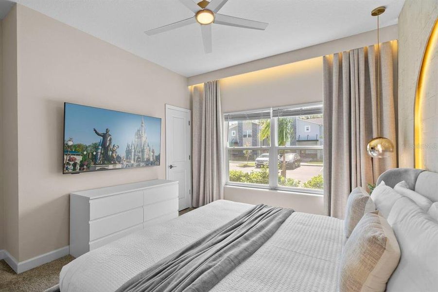 Furnished interior view inside a new home in , Kissimmee (Image 3).