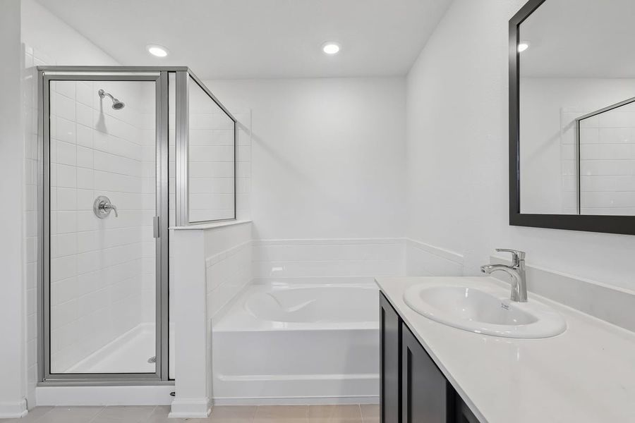 Furnished interior view inside a new home in Hawkes Meadow, Jacksonville (Image 11).
