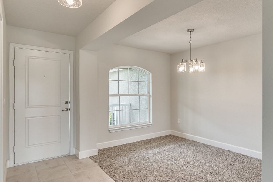 Representative unfurnished interior of a home built from the 2010 by Adams Homes in Veria, Oak Hill (Image 12). Representative unfurnished interior of a home built from the 2010 by Adams Homes in Veria, Oak Hill (Image 12).