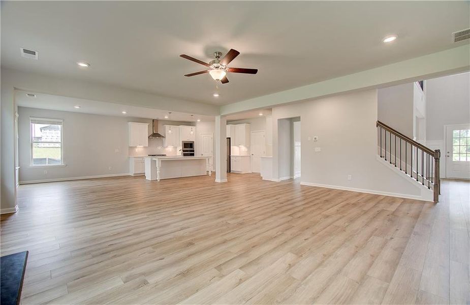 Spacious, unfurnished interior of a new home in Cambria at Traditions, Hampton (Image 17).