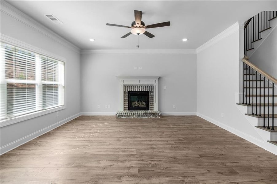 Spacious, unfurnished interior of a new home in Calgary Downs, Winder (Image 15).