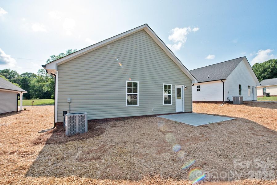 Exterior details and patio area of a home in , Landis (Image 15).