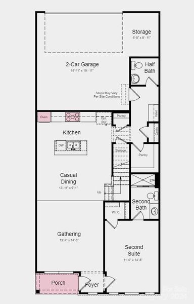 Structural options added include: gourmet kitchen, study, extended owner's shower.