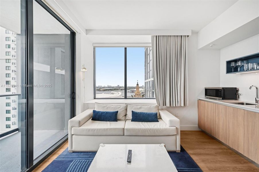 Furnished interior view inside a new home in , Miami (Image 5).