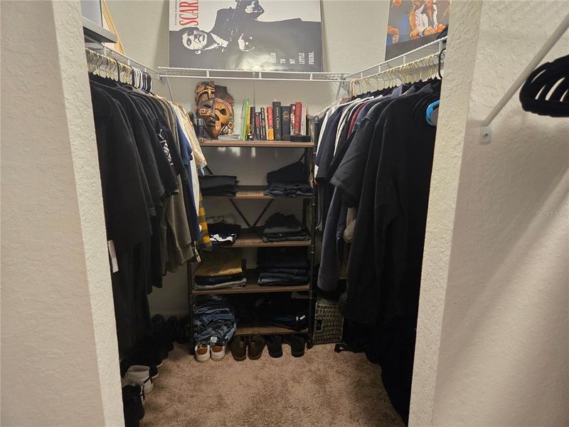 Front part of closet