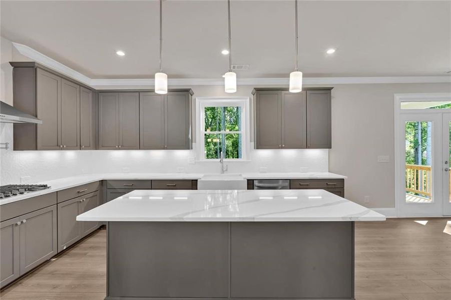 Furnished interior view inside a new home in Ford Landing, Acworth (Image 12).