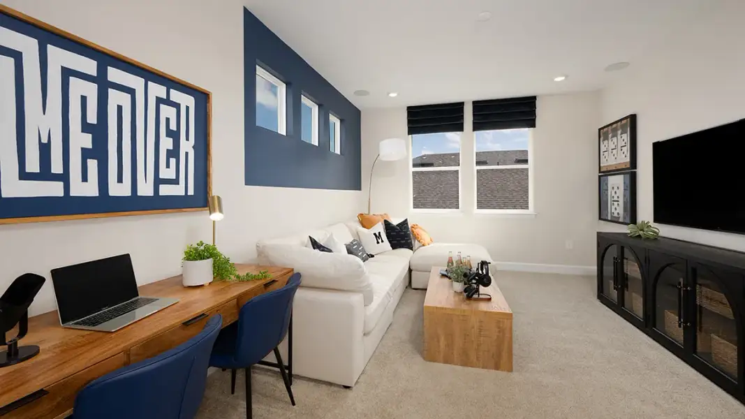 Representative furnished interior of a home built from the Montauk by Taylor Morrison in Azure at Solaeris, Port St. Lucie (Image 28).