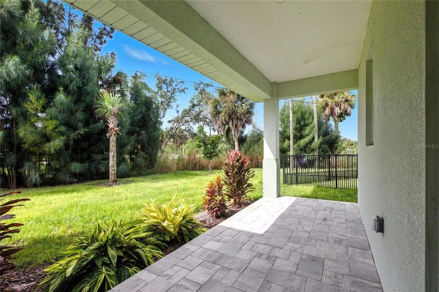 Exterior details and patio area of a home in , Sarasota (Image 2). Exterior details and patio area of a home in , Sarasota (Image 2).