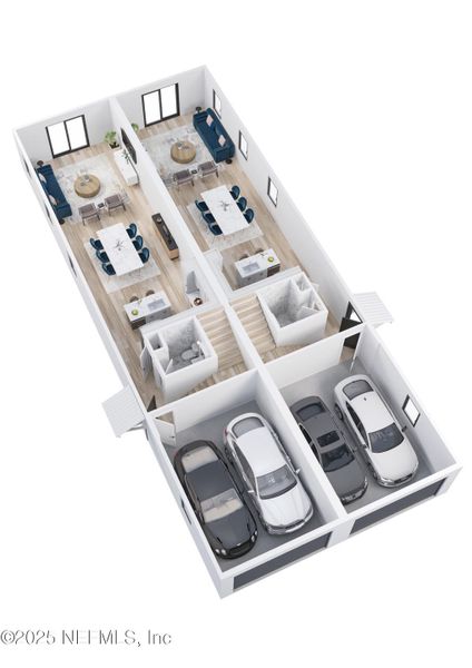 2D floor plan layout of this home in , Jacksonville Beach, FL (Image 4).