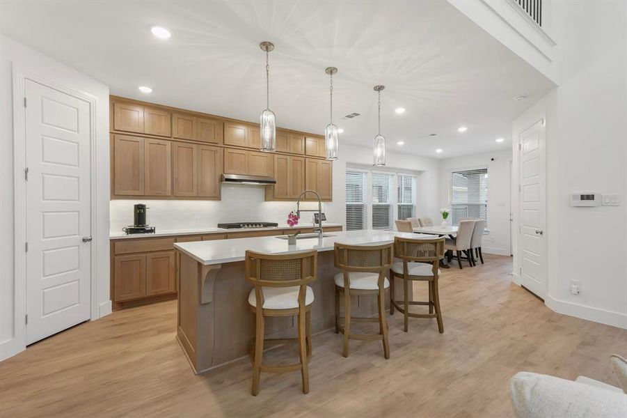 Furnished interior view inside a new home in Pecan Square, Northlake (Image 7).