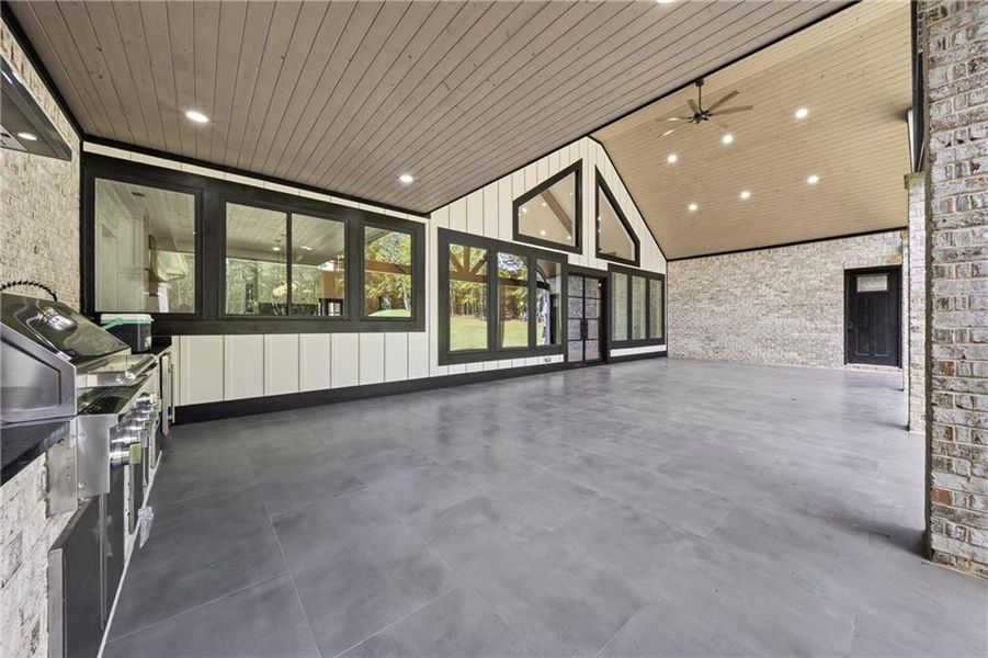 Exterior details and patio area of a home in , Monroe (Image 31).