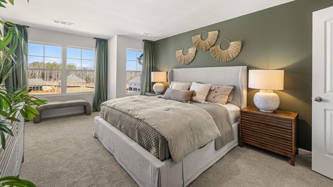 Furnished interior view inside a new home in Pointe Park, Union City (Image 28).